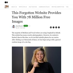 This Forgotten Website Provides You With 78 Million Free Images