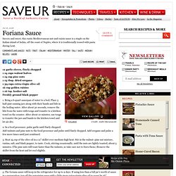 Foriana Sauce Recipe