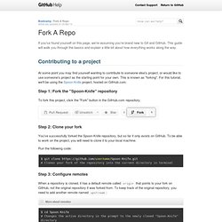 Fork A Repo