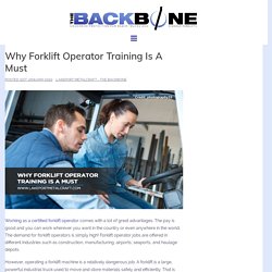 Why Forklift Operator Training Is A Must