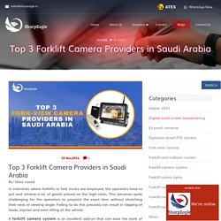Top 3 Forklift Camera Providers in Saudi Arabia - Sharpeagle.tv