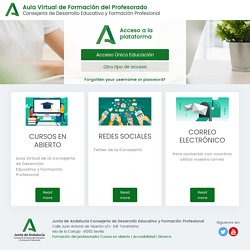 Aula Virtual de Formación del Profesorado. Junta de Andalucía.