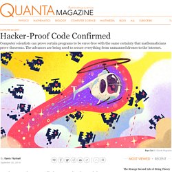 Formal Verification Creates Hacker-Proof Code