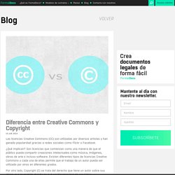 FormalDocs · Diferencia entre Creative Commons y Copyright
