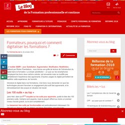 Formateurs, pourquoi et comment digitaliser les formations