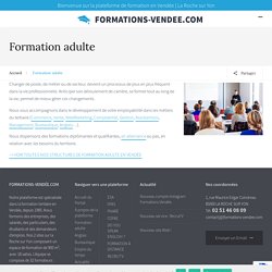 Formation adulte - Formation Vendée