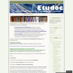 Formation BU « Etudoc’s Weblog