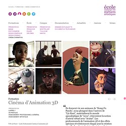 Ecole animation 3D, formation infographie 3D et animation de cinéma : école 3D de Montpellier ESMA