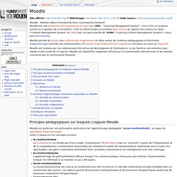 Moodle — Centre de Formation Continue - Universite de Rouen