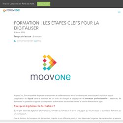 Formation : Les étapes clefs pour la digitaliser - MoovOne