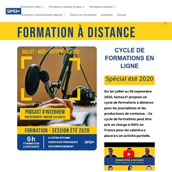 Formation à distance: podcast audio (les bases) - Samsa.fr