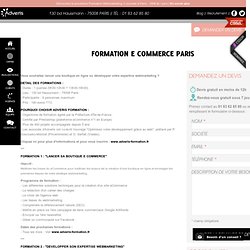 Formation e-Commerce Paris