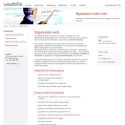 Formation ergonomie web (Usabilis)