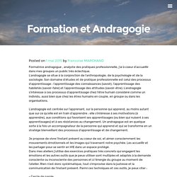 Formation et Andragogie -
