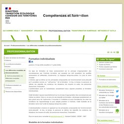 Formation individualisée