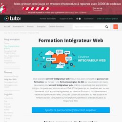Formation Intégrateur Web