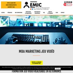 Formation Marketing des Jeux Vidéo - BAC +5