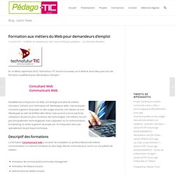 Formation – Pedago-TIC: Catalogue