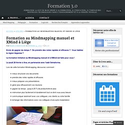 Formation au Mindmapping manuel et XMind à Liège