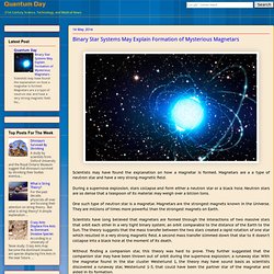 Binary Star Systems May Explain Formation of Mysterious Magnetars