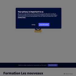 Formation Les nouveaux formats de l&#39;info PAF by Florian Cool on Genially