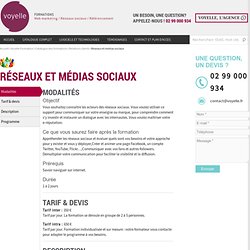 Formation réseaux sociaux, Twitter, Facebook... Rennes, Nantes, Bretagne, Vitré, Fougères - Voyelle.fr