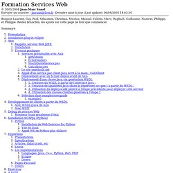 Formation Services Web