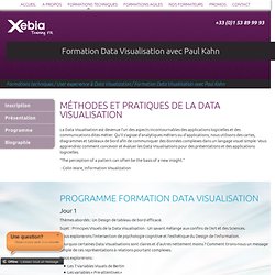 Formation Data Visualisation avec Paul Kahn - Xebia Training