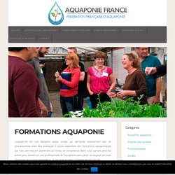 Formations aquaponie - Aquaponie France