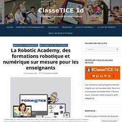 La Robotic Academy, des formations robotique et numérique sur mesure pour les enseignants