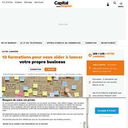 10 formations pour vous aider à lancer votre propre business