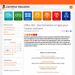Office 365 - Des formations en ligne pour l'utiliser aisément