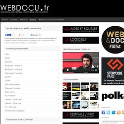 Les formations au webdocumentaire - Webdocu