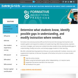 formative instructional practices