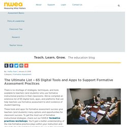 The Ultimate List – 65 Digital Tools and Apps to Support Formative Instructional Practice