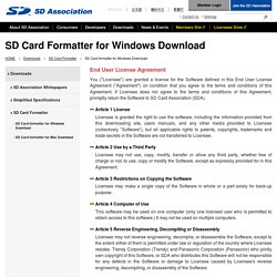 SD Formatter 4.0 for Windows Download