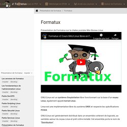 Formatux ressources formation linux