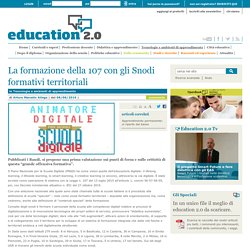 La formazione della 107 con gli Snodi formativi territoriali - 2016