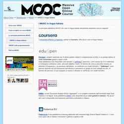 MOOC in italiano - Formazione on line - TorinoGiovani