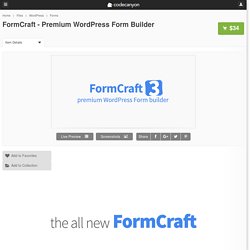 FormCraft - Premium WordPress Form Builder