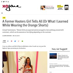 A Former Hooters Girl Tells All (Or What I Learned While Wearing the Orange Shorts) - xoJane