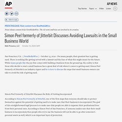 Simon Peel formerly of Jitterbit Discusses Avoiding Lawsuits in the Small Business World