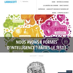 Nous avons 8 formes d’intelligence ? Faites-le Test !