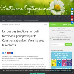 La roue des émotions : un outil formidable pour pratiquer la Communication Non Violente avec les enfants