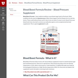 Blood Boost Formula Review