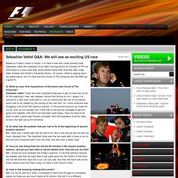 The Official F1™ Website- Q&A Vettel