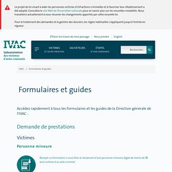 Formulaires et guides - IVAC