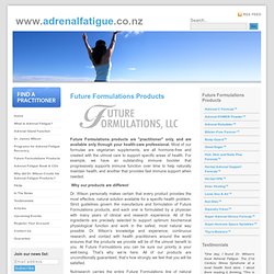 Future Formulations Products