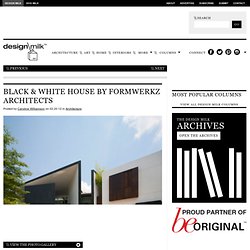 Black & White House by Formwerkz Architects