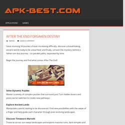 After the End Forsaken Destiny APK Free Download - APK Games Apps Cracked